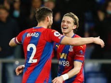 Conor Gallagher brace sees Crystal Palace return to winning ways against Everton