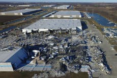 Amazon workers condemn lack of emergency training after tornado kills six at Illinois distribution centre