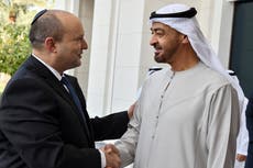 In UAE, Israeli Premier Bennet meets Abu Dhabi crown prince