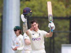 James Bracey delighted to finish ‘up-and-down’ year with century in Australia