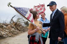 Biden pledges to cover 100 per cent of Kentucky tornado emergency costs
