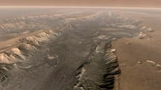 Scientists discover ‘hidden water’ just three feet below Mars’ Grand Canyon