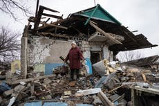Jittery Ukrainian villagers 'fear that a big war will start'