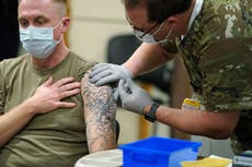 Across services, troops face discipline for refusing vaccine