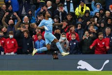 Premier League century fulfils childhood ‘obsession’ for Raheem Sterling