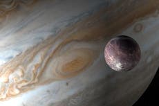 Nasa releases ‘wild’ sounds from Jupiter’s largest moon Ganymede