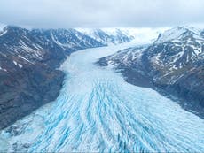 世界の氷河の侵食が世界の酸素減少を引き起こしている, 研究は示唆している