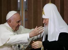 Plans move forward for 2022 pope, Russian patriarch meeting