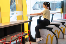 McDonald’s explains why they have exercise bikes in Chinese restaurants