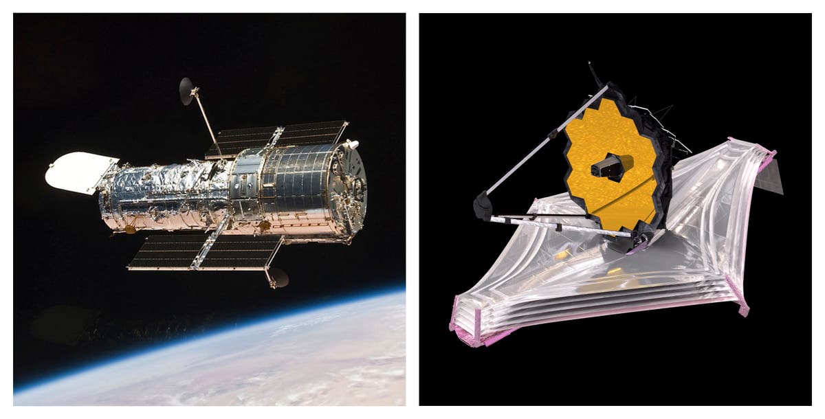 James Webb Space Telescope vs Hubble - the differences explained