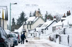  Boxing Day snow warning issued for England and Scotland