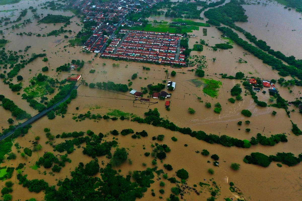 Dam breaks threaten worse flooding in northeast Brazil