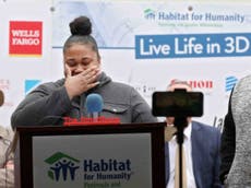 Virginia family receives keys to Habitat for Humanity’s first 3D-printed home in US