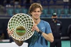 Andrey Rublev tests positive for Covid after beating Andy Murray in Abu Dhabi final