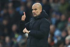 Manchester City boss Pep Guardiola refuses to believe title race is over