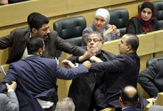 Order! Order! Jordanian MPs fight in parliamentary session live-streamed on TV