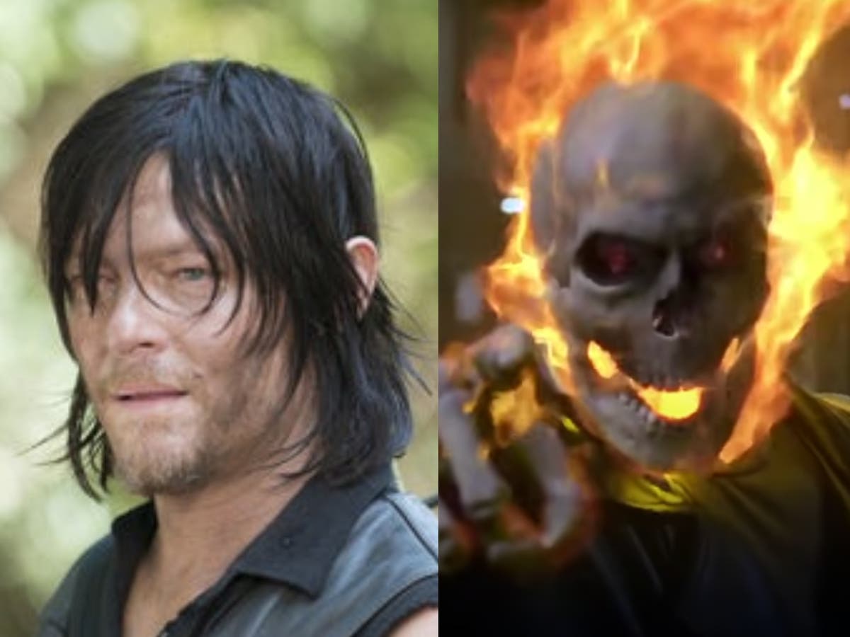 Walking Dead star Norman Reedus fuels speculation he is Marvel’s new Ghost Rider