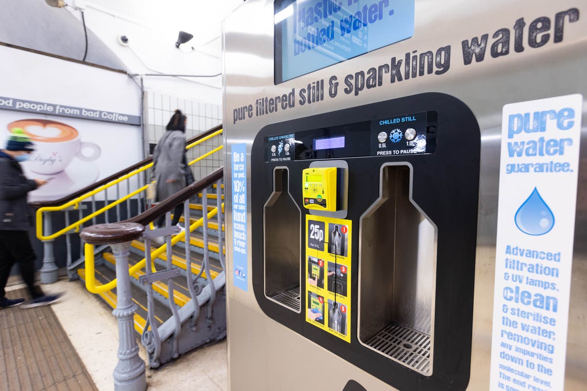 Train stations to get water dispensers in fight against plastic bottles