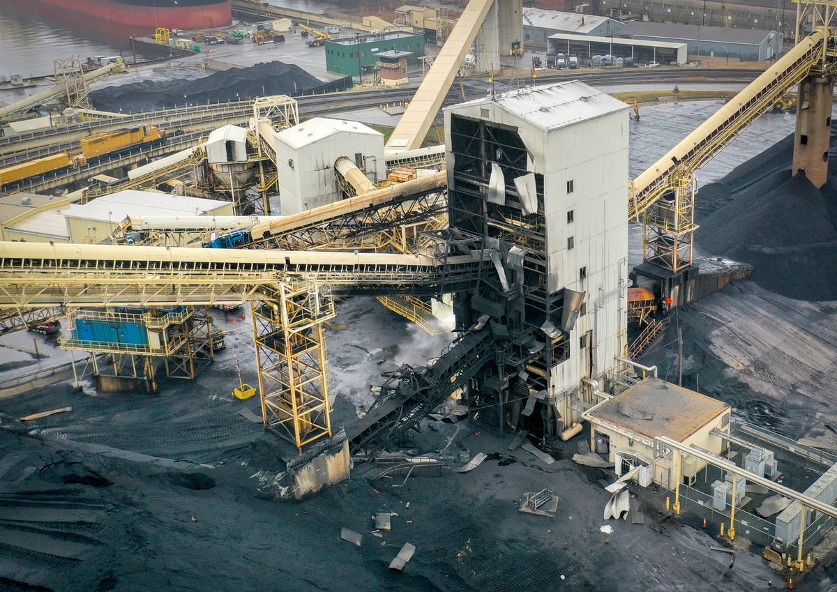 Explosion at Baltimore coal terminal; no reported injuries