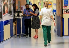 Calls mount to prioritise NHS staff for Covid tests as hospital numbers rise
