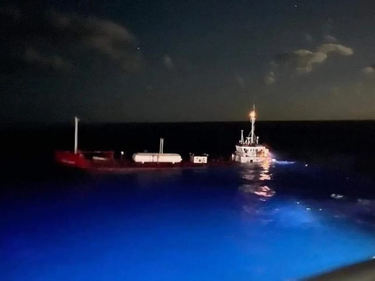 US billionaire’s yacht sinks gas tanker in Bahamas