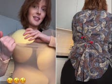 Plus-size model claims fashion industry puts ‘slim models in fat suits’ on TikTok