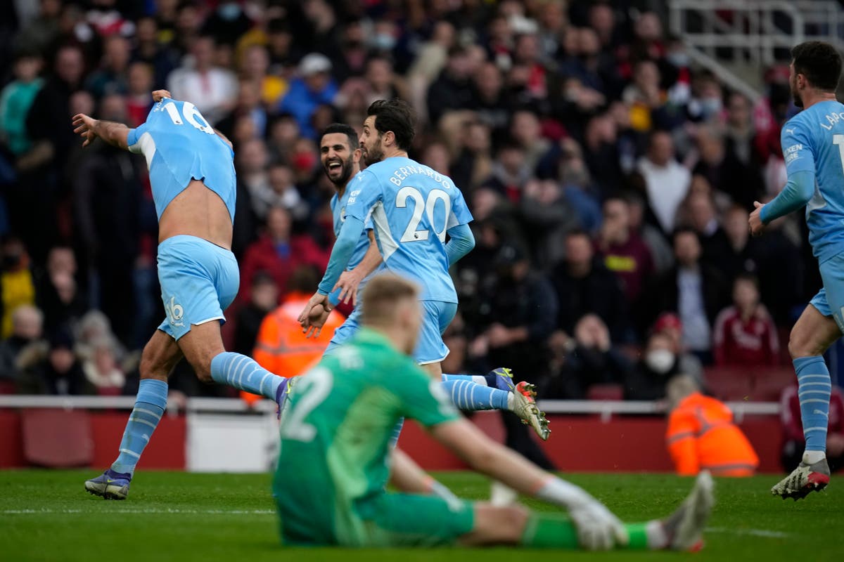 Rodri’s late City winner lands crucial blow in title race as Arsenal implode