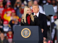 Ivanka twice told Trump to ‘stop the violence’ at Capitol riot but was ignored, witness confirms to Jan 6 委員会