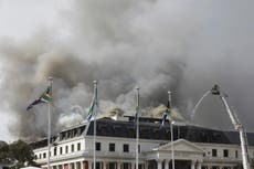 Fire crew battle fresh blaze at South Africa parliament as suspect charged with arson
