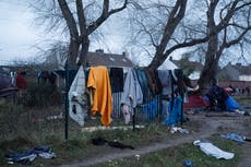 Fears for thousands of displaced people in Calais as charity funding is cut