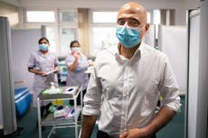 Javid defends Covid plan with NHS braced for difficult winter