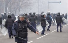 Kazakhstan protests: Eight killed and hundreds injured as president asks Russia for help ending unrest