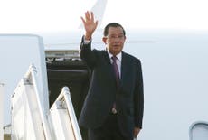 Cambodia's Hun Sen in Myanmar to meet military leaders