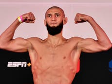 Khamzat Chimaev verbally agrees to fight Gilbert Burns in April