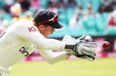 Ollie Pope steps up with crucial catches as emergency wicketkeeper in Sydney