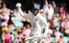 England openers battle after Usman Khawaja’s second century sets chase of 388