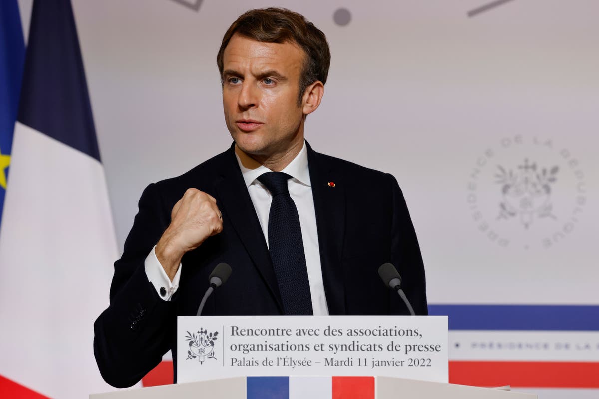 Macron warns against fake news ahead of French election