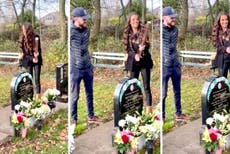 Cemetery gender reveal sparks viral reaction