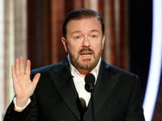 Ricky Gervais says he told the Golden Globes not to ask him to host again