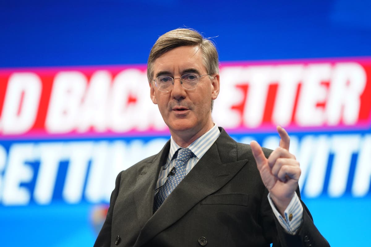 Jacob Rees-Mogg laughs as he is unable to name leader of Welsh Conservatives