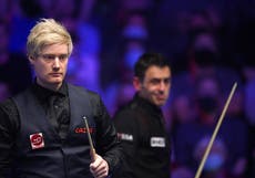 Neil Robertson gets the better of Ronnie O’Sullivan at the Masters