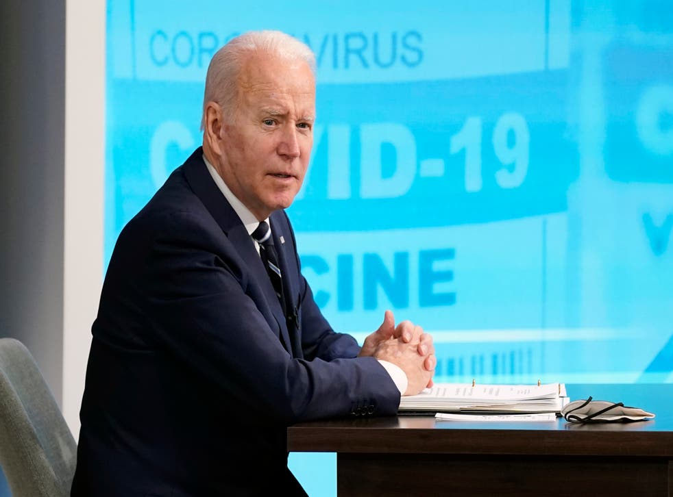 <p>President Joe Biden speaks about the government’s COVID-19 response </bl>