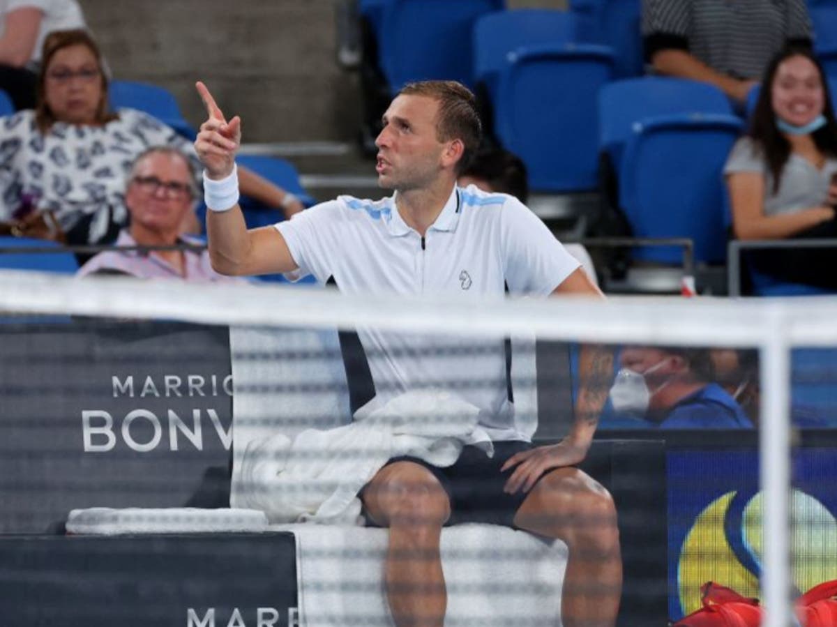Dan Evans launches into furious tirade over opponent’s timeout 