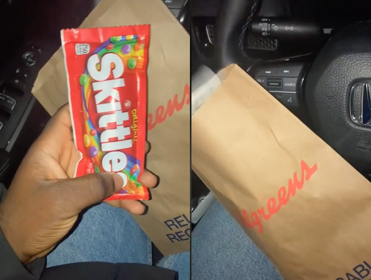 DoorDash driver says customer only ordered one bag of Skittles and people are divided