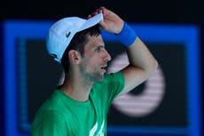 報告書: Djokovic back in immigration detention in Australia
