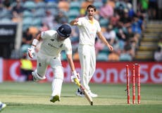 England batting implodes again to leave Australia on top in Hobart