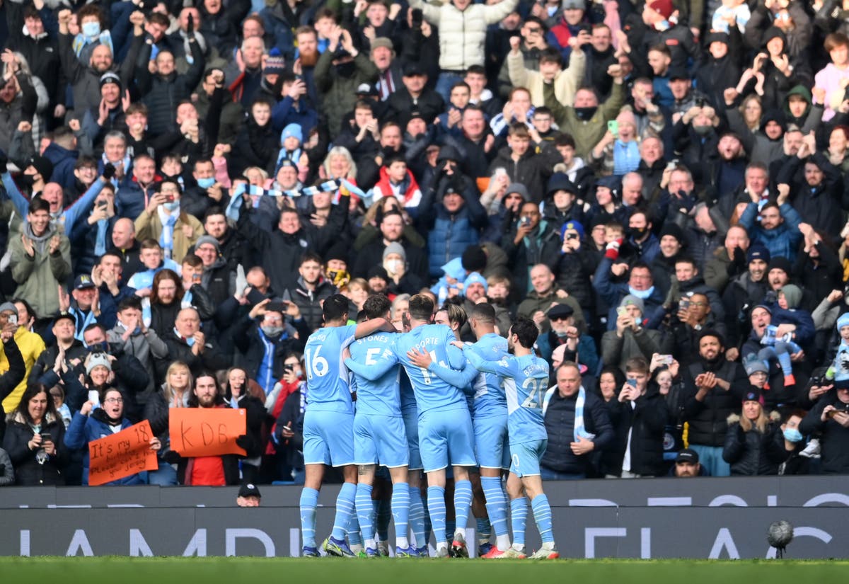 Five things we learned as Kevin De Bruyne strike sees Man City close in on title