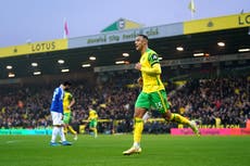 Norwich ‘really confident’ following victory over Everton, says goalscorer Adam Idah