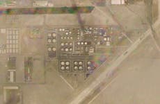 Satellietfoto's wys die nasleep van Abu Dhabi-olieterreinaanval
