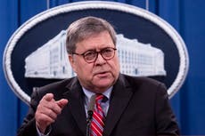 Former AG William Barr's memoir to be published March 8